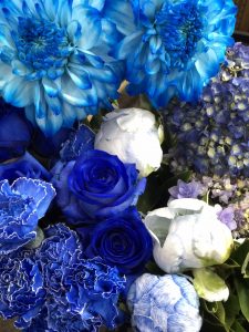 ブルーの花
