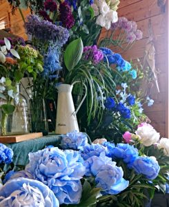 ブルーの花