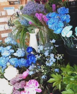 ブルーの花